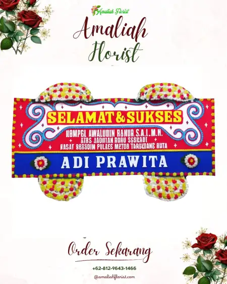 Papan Bunga Ucapan Selamat Sibubut
